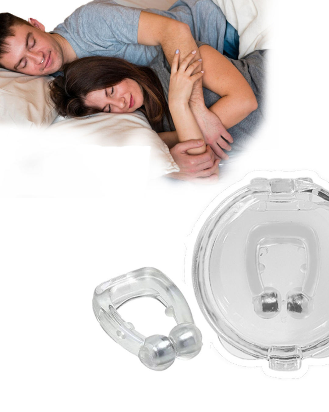 Clip Nasal Antirronquidos Magnético – Respira Bien y Duerme Mejor